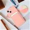 HAFFNER PT-6852 Apple iPhone 15 Card Case pink szilikon hátlap kártyatartóval PT-6852 small