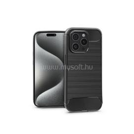 HAFFNER PT-6859 Apple iPhone 15 Pro Carbon fekete szilikon hátlap PT-6859 small
