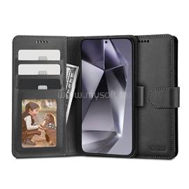 HAFFNER Tech-Protect TP690541 Samsung Galaxy S24 Wallet flipes fekete bőrtok TP690541 small