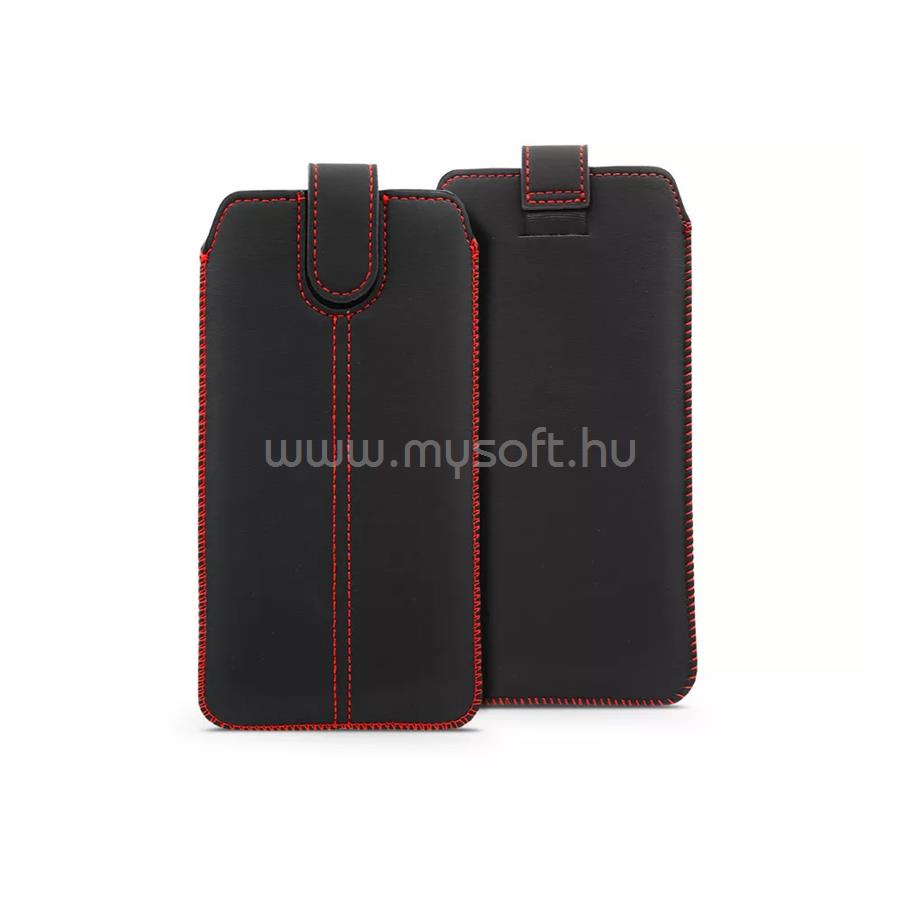HAFFNER ULTRASLIM UNIVERZÁLIS KIHÚZHATÓ TELEFONTOK - APPLE IPHONE 13 / 13 PRO - FEKETE