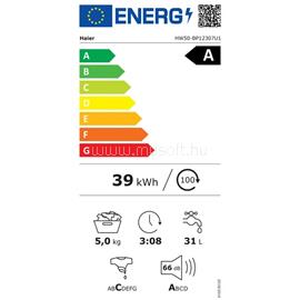 HAIER HW50-BP12307U1-S fehér, elöltöltős, max.: 1200 ford, 5kg, mosógép HAIER_31020590 small