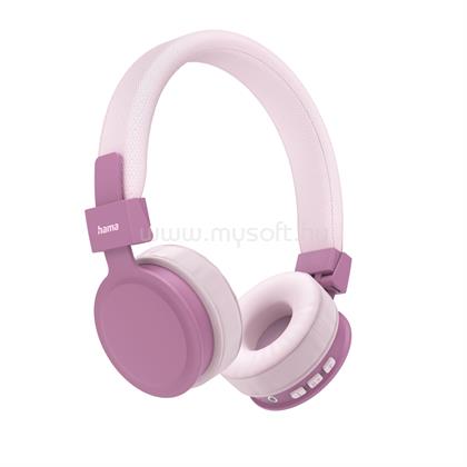 HAMA "FREEDOM LIT" Bluetooth fejhallgató (rózsaszín)