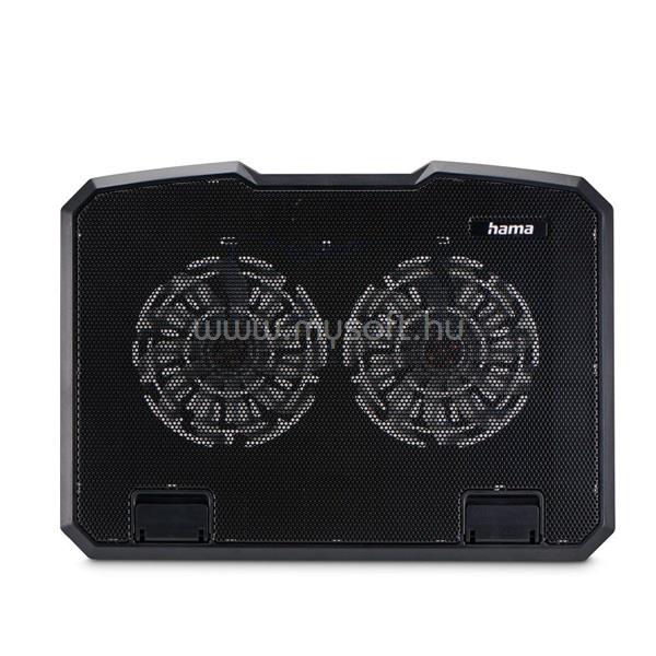 HAMA 00126806 BLACK METAL notebook hűtő (fekete)