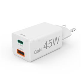 HAMA 00201993 45W GAN PD QC USB/USB-C hálózati töltő (fehér) HAMA_00201993 small