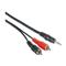 HAMA 00205107 25db/csg 5,0m eco 3,5mm jack-2rca összekötőkábel HAMA_00205107 small