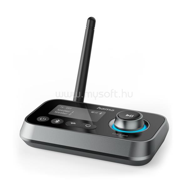 HAMA 00205322 "Link it duo" (kijelzővel)bluetooth audio adó-vevő