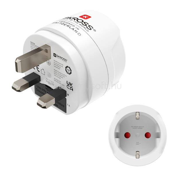 HAMA 00223483 EU - Anglia fehér utazó adapter