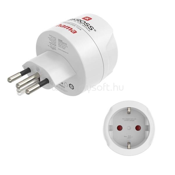 HAMA 00223484 EU - SVÁJC/OLASZ/BRAZIL utazóadapter