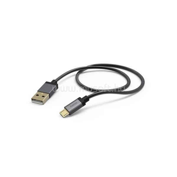 HAMA 173625 USB "ELITE - METAL" 1,5m Micro USB adatkábel