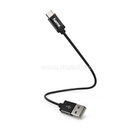 HAMA 178281 USB Type-C fekete 0,2m adatkábel HAMA_178281 small