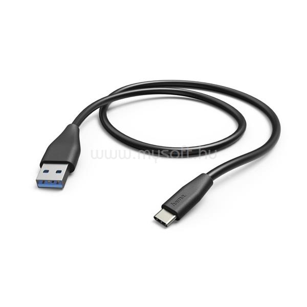 HAMA 178396 USB 3.1 Type-C- USB A fekete 1,5m adatkábel