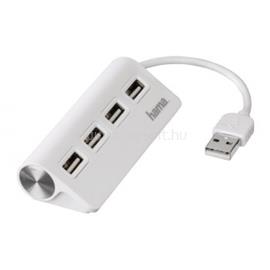 HAMA 200120 USB 2.0 HUB 4 db USB port (fehér) HAMA_200120 small