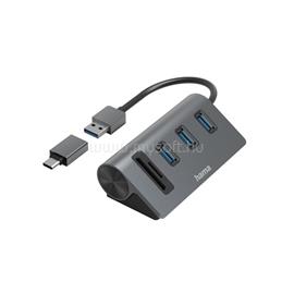 HAMA 200140 3xUSB/SD/microSD USB HUB + Type-C OTG adapter HAMA_200140 small