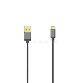 HAMA 200500 480 MBPS Micro USB kábel  0,75 m (metál/fekete) HAMA_200500 small