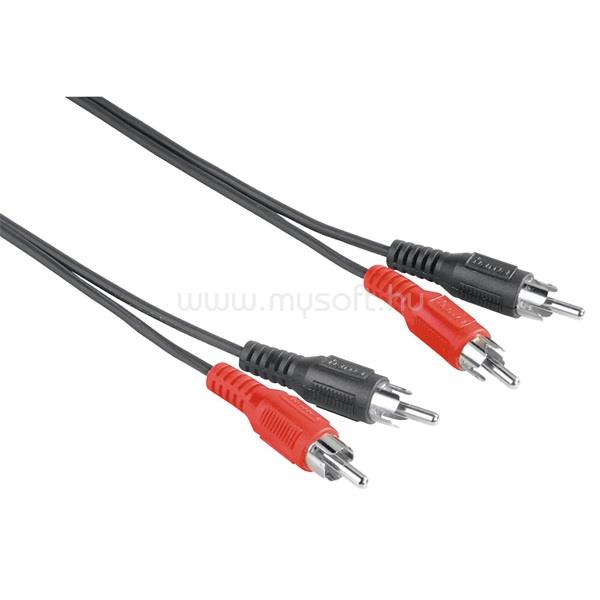 HAMA 205087 FIC 5m 2RCA-2RCA összekötő kábel