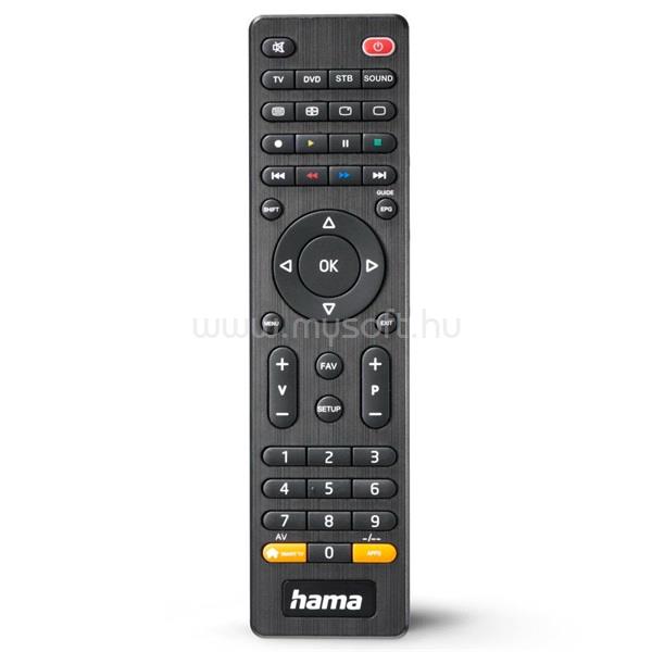 HAMA 221052 FITV 4in1 fekete univerzális távirányító