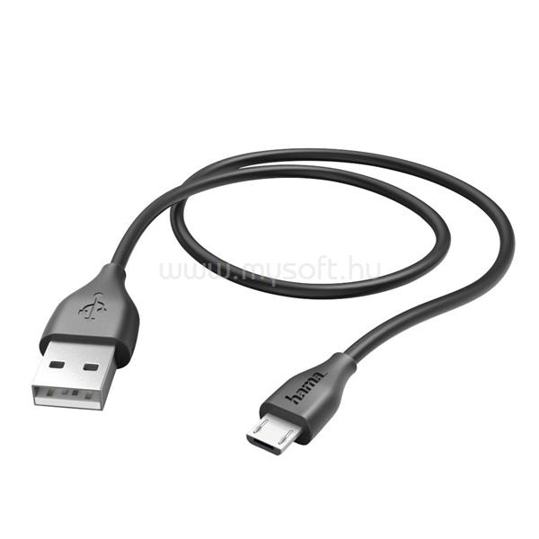 HAMA ADATKÁBEL MICRO USB,FEKETE 1,5M