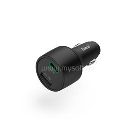 HAMA FIC E3 USB A + TYPE-C autós töltő HAMA_201690 small