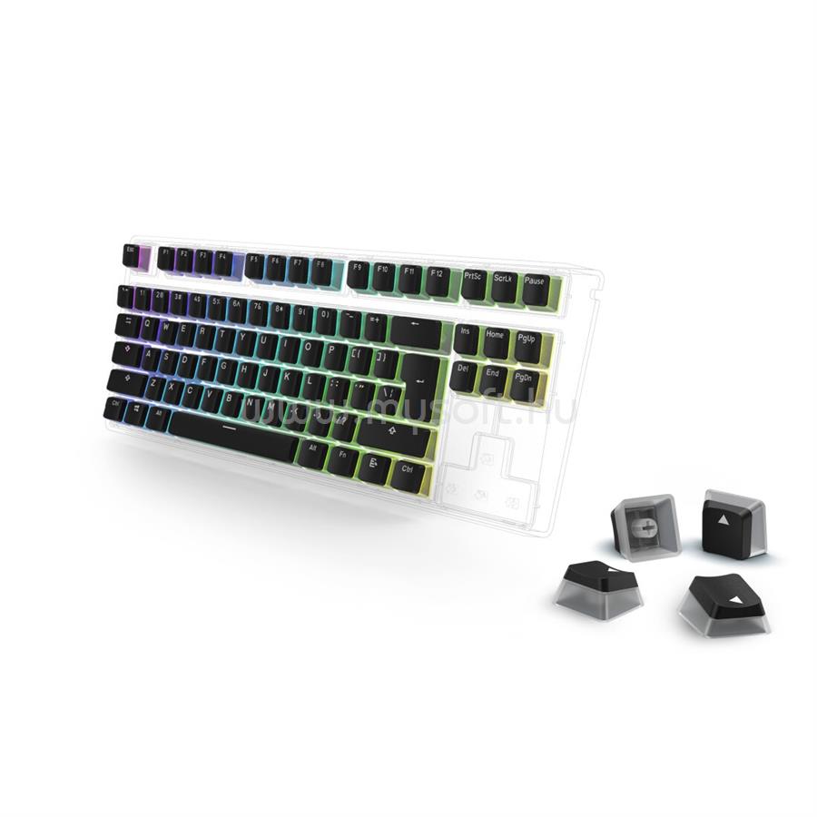 HAMA URAGE 217894, "DOUBLESHOT PBT KEYCAP" szett gamer vezetékes billentyűzet amerikai angol lokalizáció