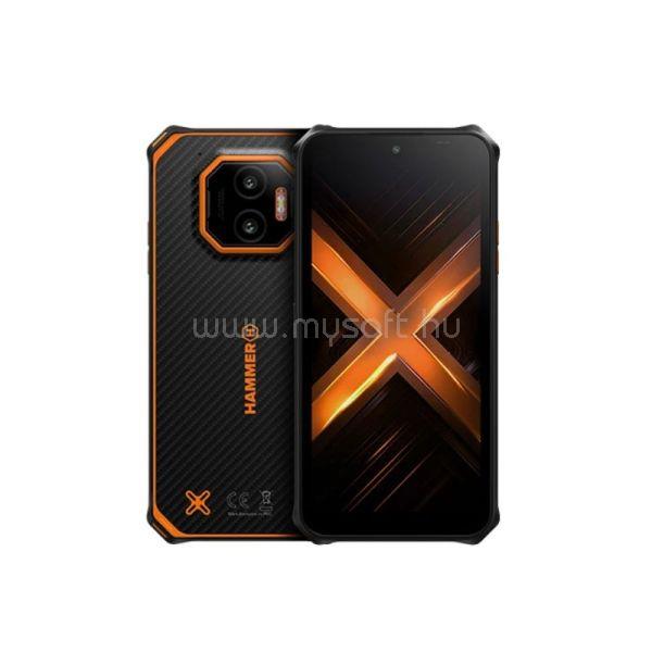 HAMMER ENERGY X2 5G 6,1 8/256GB Dual SIM okostelefon - fekete/narancssárga