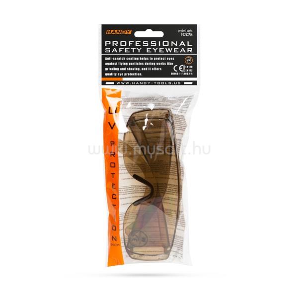 HANDY 10382AM professzionális amber védőszemüveg UV védelemmel