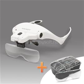 HANDY 10792 LED lencse szettel fejpántos nagyító HANDY_10792 small