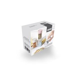 HANE IRIS Button Salt&Pepper üveg fűszerszóró szett 2*67ml, rószaszín, fehér, szürke vagy kék színű HN-1137 HN-1137 small