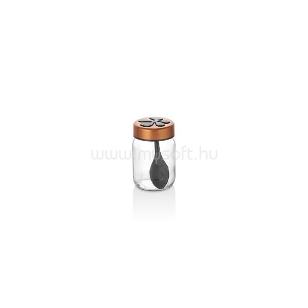 HANE IRIS Formo üveg fűszertartó 190ml, fekete vagy fehér színű HN-1223