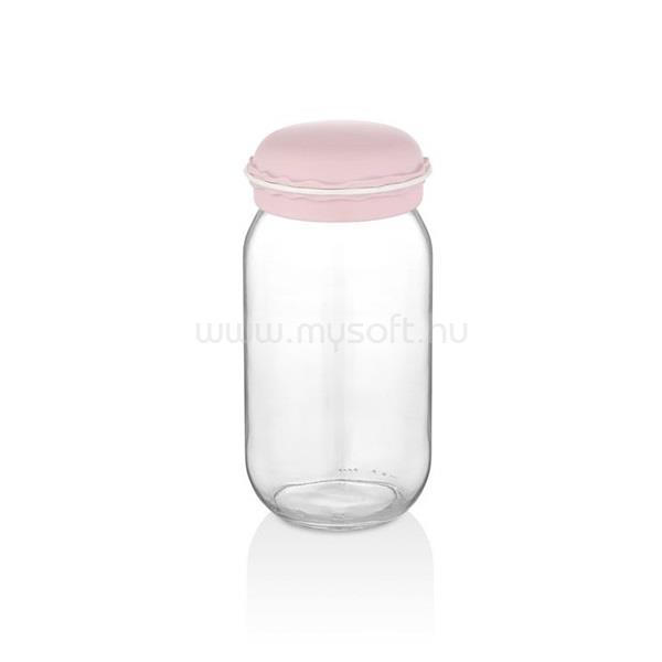 HANE IRIS Macaron üveg fűszertartó 1.000ml, rózsaszín, menta, sárga vagy lila színű HN-1366