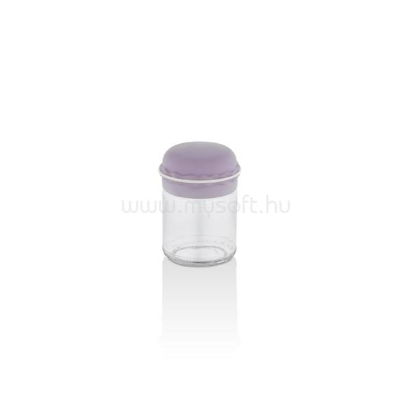 HANE IRIS Macaron üveg fűszertartó 212ml, rószaszín, menta zöld, sárga vagy lila HN-1363