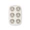 HANE IRIS MIX szilikon muffin sütőforma 6 darabhoz, szürke, fekete vagy piros színű SL-3207 SL-3207 small