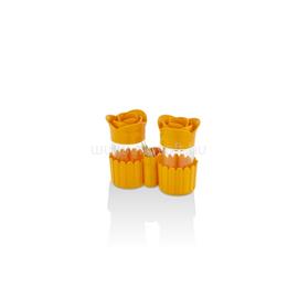 HANE IRIS Rose Salt&Pepper üveg fűszerszóró szett tartóval 2*67ml, piros, lila, zöld vagy sárga színű HN-1119 HN-1119 small