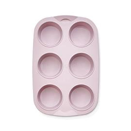 HANE IRIS szilikon muffin sütőforma 6 darabhoz, szürke, fekete vagy piros színű SL-3208 SL-3208 small