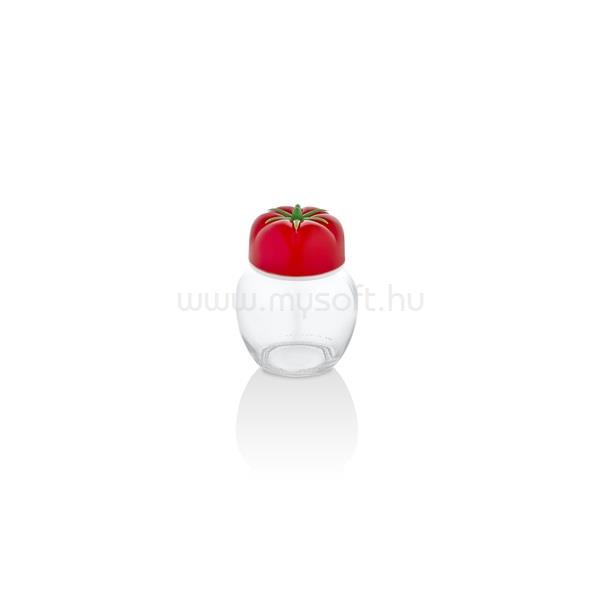 HANE IRIS Tomato üveg fűszertartó 210ml piros színű HN-1208