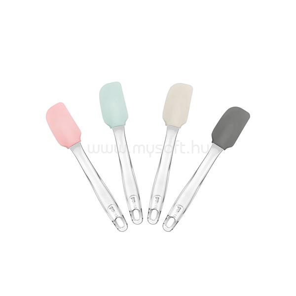 HANE TOO szilikon spatula 21,5cm, piros, rózsaszín vagy kék színű SL-3005
