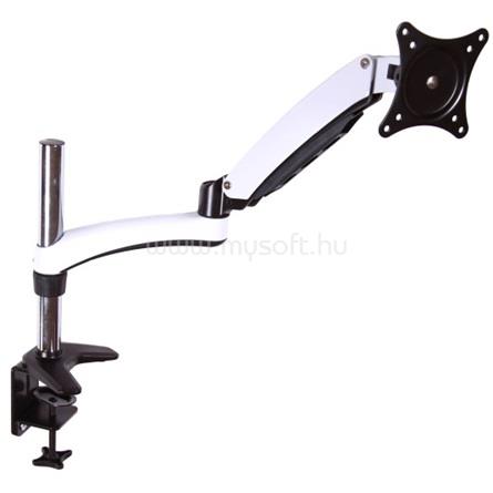 HARMANTRADE LRA15 rugós karos 13"-27" monitor tartó asztalra (fekete-fehér)