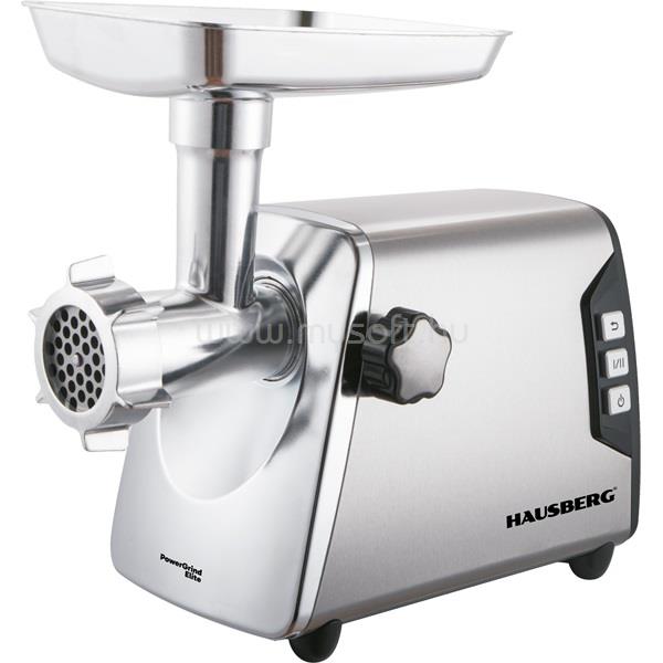 HAUSBERG HB-3460 2500W rozsdamentes acélházas, réz motor húsdaráló