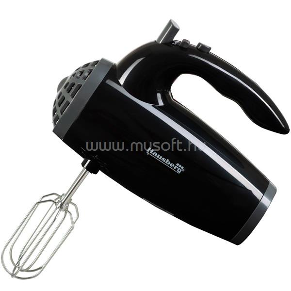 HAUSBERG HB-4119NG 300W-os elektromos kézimixer réz motorral (fekete)