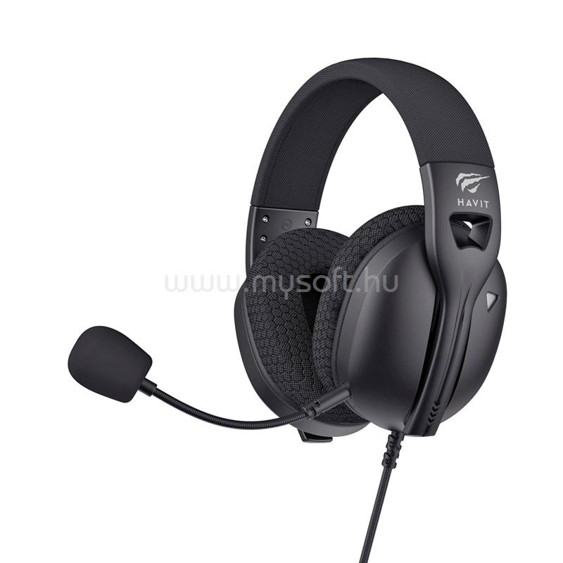HAVIT Fuxi-H5d vezetékes gamer headset (fekete)