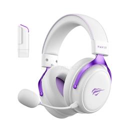 HAVIT H2015YG Quad-Mode Vezeték Nélküli Gamer Fejhallgató H2015YG_white+purple small