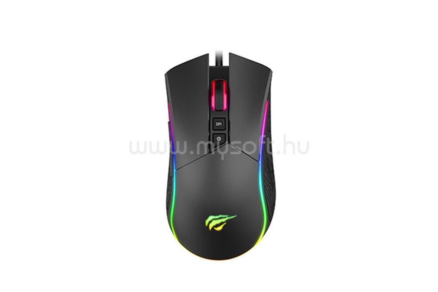 HAVIT GAMENOTE MS1001S RGB gamer vezetékes egér