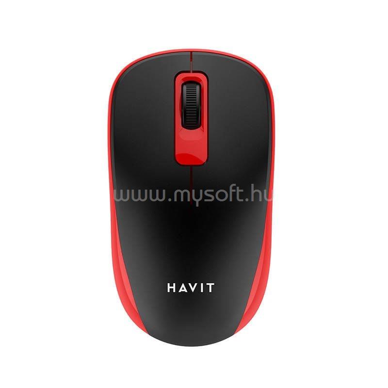 HAVIT MS626GT-BR vezeték nélküli egér (fekete-piros)