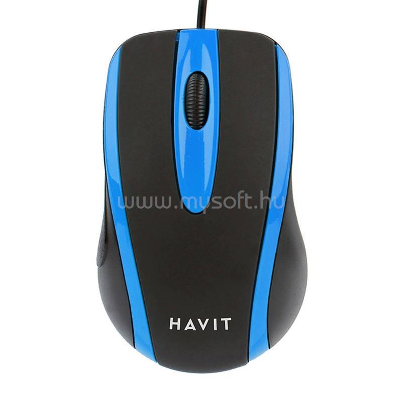 HAVIT MS753 vezetékes egér (fekete/kék)