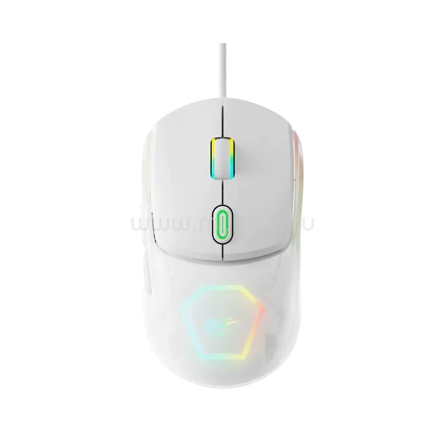 HAVIT MS965 3 in 1 RGB gamer vezetékes egér (fehér)