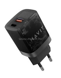 HAVIT UC303 Mobile series GaN 30W utazó töltő (fekete) UC303_EU small