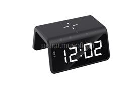 HAVIT W320 asztali digitális óra + vezeték nélküli töltő (fekete) W320 small