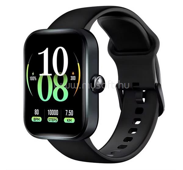 HAYLOU WATCH 4 okosóra v5.3, 120+ sport mód, FEKETE