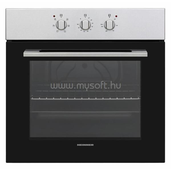 HEINNER HBO-V656G-IX Beépíthető sütő, 72L, 5 funkció, 60x60cm, Szürke/Fekete