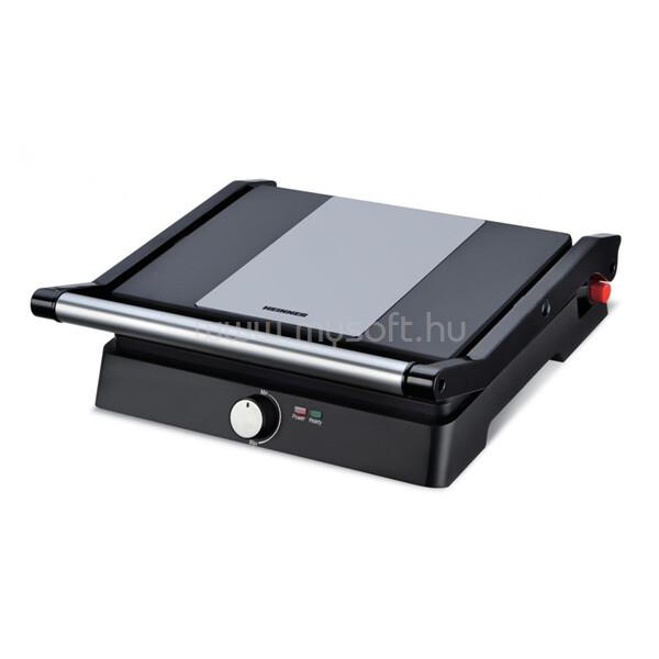 HEINNER HEPG-F2000BKSS elektromos kontakt grill, 2000W (szürke/fekete)