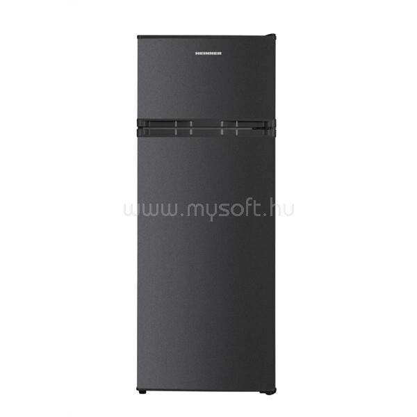 HEINNER HF-H2206DGE felülfagyasztós hűtőszekrény, hűtő:169L, fagyasztó:37L, Antracit szürke